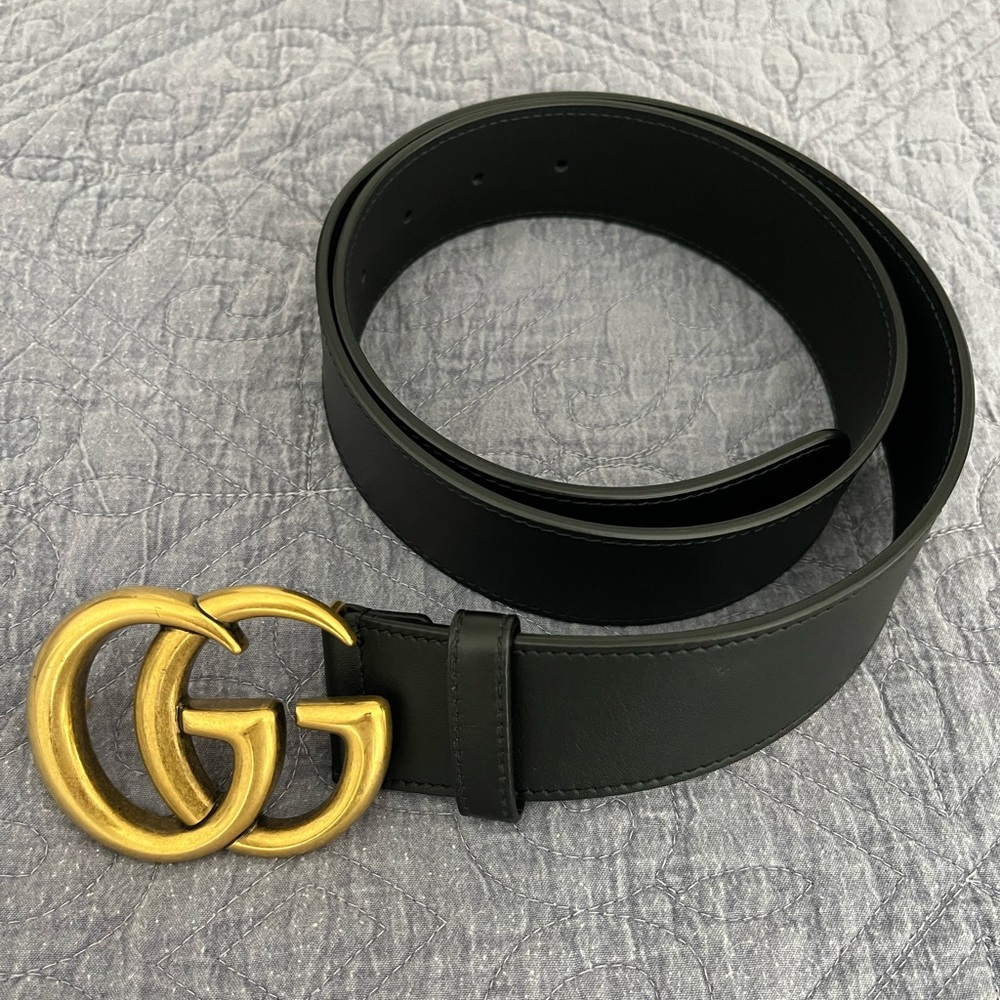 Authentic Gucci Marmont Wide Belt | Size 35-34